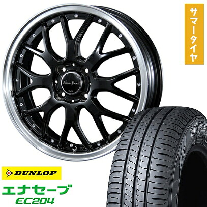 【取付対象】165/55R15 夏タイヤ ホイール4本セット N-BOX タントカスタム ワゴンR DUNLOP エナセーブ EC204 BLEST ユーロスポーツ タイプ815 15インチ【送料無料】