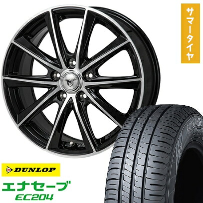 【取付対象】195/65R15 夏タイヤ ホイール4本セット DUNLOP エナセーブ EC204 (5/100車用) MONZA JPスタイル MJ01 15インチ【送料無料】｜アークタイヤ 店