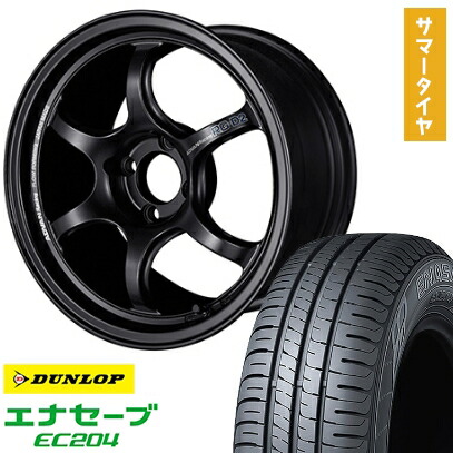 【取付対象】195/50R16 夏タイヤ ホイール4本セット DUNLOP エナセーブ EC204 (4/100車用) YOKOHAMA アドバンレーシング RG-DII 16インチ【送料無料】|アークタイヤ 店
