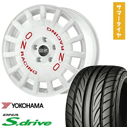【取付対象】165/45R16 夏タイヤ ホイール4本セット YOKOHAMA DNA Sドライブ (軽自動車用) OZ ラリーレーシング 16インチ【送料無料】