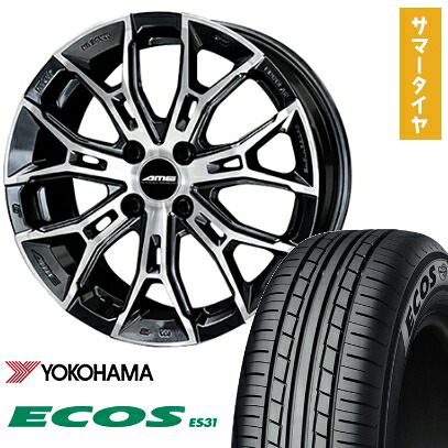 【取付対象】165/50R15 夏タイヤ ホイール４本セット 軽自動車用（エブリイワゴン） YOKOHAMA エコス ES31 共豊 ガレルナ フィヌラ 15インチ【送料無料】 62,810円