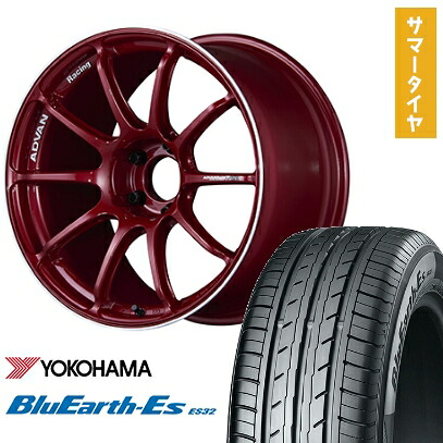 【取付対象】215/40R18 夏タイヤ ホイール4本セット プリウス YOKOHAMA ブルーアース ES32 YOKOHAMA アドバンレーシング RSIII 18インチ【送料無料】｜アークタイヤ 店