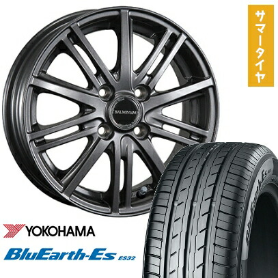 【取付対象】175/65R15 夏タイヤ ホイール4本セット YOKOHAMA ブルーアース ES32 (4/100車用) BRIDGESTONE バルミナ BR10 15インチ【送料無料】
