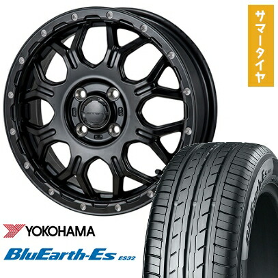 【取付対象】195/65R16 夏タイヤ ホイール4本セット ライズ/ロッキー（ガソリン） YOKOHAMA ブルーアース ES32 MONZA HI-BLOCK ジェラード 16インチ【送料無料】