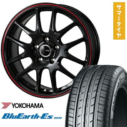 【取付対象】205/65R16 夏タイヤ ホイール4本セット ヤリスクロス YOKOHAMA ブルーアース ES32 MONZA JPスタイル ジェファ 16インチ【送料無料】
