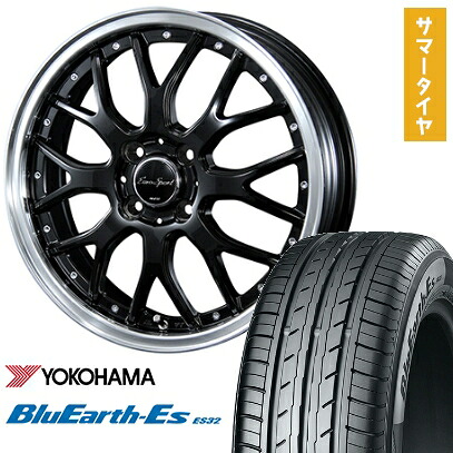 【取付対象】165/65R14 夏タイヤ ホイール4本セット YOKOHAMA ブルーアース ES32 (軽自動車用) BLEST ユーロスポーツ タイプ815 14インチ【送料無料】