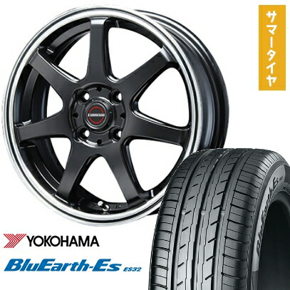【取付対象】185/55R16 夏タイヤ ホイール4本セット YOKOHAMA ブルーアース ES32 (4/100車用) BLEST ユーロマジック タイプS-07 16インチ【送料無料】