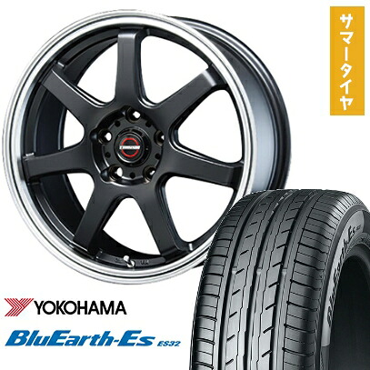 【取付対象】225/40R18 夏タイヤ ホイール4本セット YOKOHAMA ブルーアース ES32 (5/114車用) BLEST ユーロマジック タイプS-07 18インチ【送料無料】