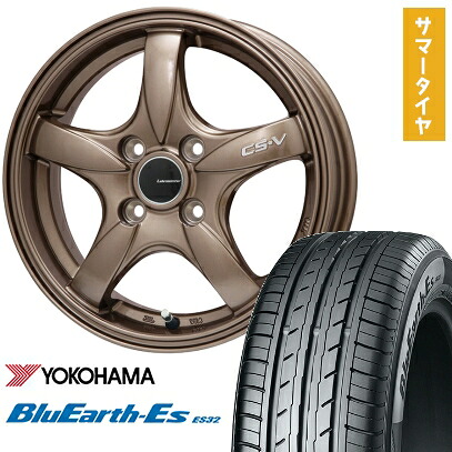 【取付対象】195/65R16 夏タイヤ ホイール4本セット ライズ/ロッキー(ガソリン) YOKOHAMA ブルーアース ES32 LEHRMEISTER CS-V(ブロンズ) 16インチ【送料無料】|アークタイヤ 店