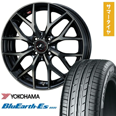 【取付対象】195/50R16 夏タイヤ ホイール4本セット YOKOHAMA ブルーアース ES32 (4/100車用) WEDS レオニス MX 16インチ【送料無料】
