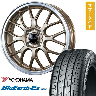 【取付対象】175/60R16 夏タイヤ ホイール4本セット YOKOHAMA ブルーアース ES32 (4/100車用) BLEST ユーロスポーツ タイプ805 アンティークブロンズ 16インチ【送料無料】|アークタイヤ 店