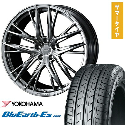 【取付対象】245/40R19 夏タイヤ ホイール4本セット YOKOHAMA ブルーアース ES32 (5/114車用) WEDS F-ZERO FZ-5 19インチ【送料無料】