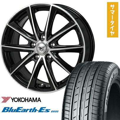 【取付対象】205/65R16 夏タイヤ ホイール4本セット ヤリスクロス YOKOHAMA ブルーアース ES32 MONZA JPスタイル MJ01 16インチ【送料無料】|アークタイヤ 店