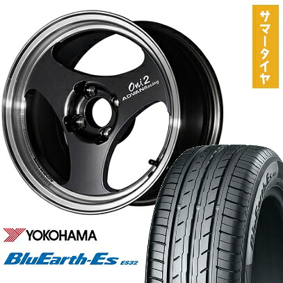 【取付対象】185/60R15 夏タイヤ ホイール4本セット YOKOHAMA ブルーアース ES32 (4/100車用) YOKOHAMA アドバンレーシング ONI2 15インチ【送料無料】｜アークタイヤ 店