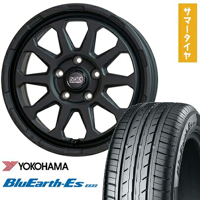 【取付対象】215/65R16 夏タイヤ ホイール4本セット YOKOHAMA ブルーアース ES32 (5/114車用) HOT STUFF マッドクロス レンジャー 16インチ【送料無料】