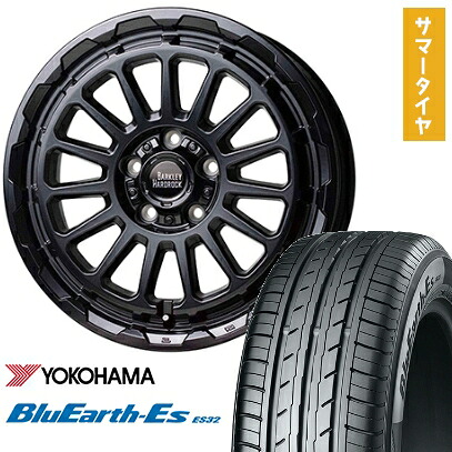 【取付対象】215/65R16 夏タイヤ ホイール4本セット YOKOHAMA ブルーアース ES32 (5/114車用) HOT STUFF バークレイハードロック リザード 16インチ【送料無料】｜アークタイヤ 店