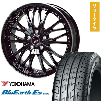 【取付対象】225/40R18 夏タイヤ ホイール4本セット (5/100車用) YOKOHAMA ブルーアース ES32 ホットスタッフ プレシャス HM-3 18インチ【送料無料】|アークタイヤ 店
