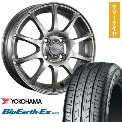 【取付対象】175/55R15 夏タイヤ ホイール４本セット (4/100車用) YOKOHAMA ブルーアース ES32 ブリヂストン エコフォルム SE-23 15インチ【送料無料】