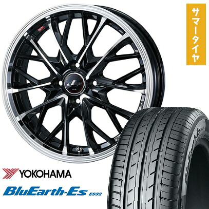 【取付対象】 165/50R16 夏タイヤ ホイール4本セット YOKOHAMA ブルーアース ES32 (軽自動車用) ウェッズ レオニス MV 16インチ【送料無料】