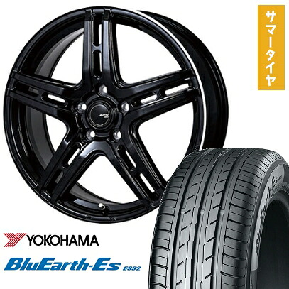 【取付対象】185/65R15 夏タイヤ ホイール４本セット シエンタ 2022- YOKOHAMA ブルーアース ES32 MONZA JPスタイル R52 15インチ【送料無料】