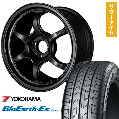 【取付対象】195/55R16 夏タイヤ ホイール4本セット YOKOHAMA ブルーアース ES32 (4/100車用) YOKOHAMA アドバンレーシング RG-DII 16インチ【送料無料】