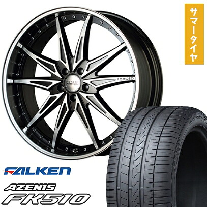 【取付対象】265/40R22 夏タイヤ ホイール4本セット FALKEN アゼニス FK510 SUV (5/114車用) MZ SPEED FORGEDデザイン 773 22インチ【送料無料】｜アークタイヤ 店