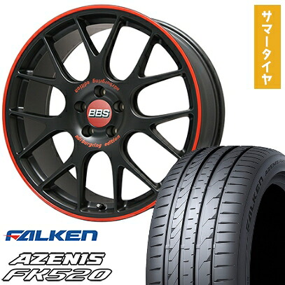 【取付対象】235/55R19 夏タイヤ ホイール4本セット FALKEN アゼニス FK520L (5/114車用) BBS GERMANY CH-R ニュルブルクリンク エディション 19インチ【送料無料】