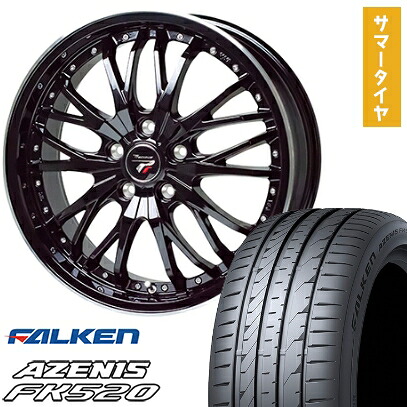 【取付対象】235/35R19 夏タイヤ ホイール4本セット FALKEN アゼニス FK520L (5/114車用) ホットスタッフ プレシャス HM-3 19インチ【送料無料】｜アークタイヤ 店