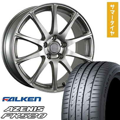【取付対象】215/50R18 夏タイヤ ホイール４本セット ヤリスクロス FALKEN アゼニス FK520L ブリヂストン エコフォルム SE-23 18インチ【送料無料】｜アークタイヤ 店