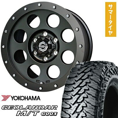 【取付対象】35X12.5R17 夏タイヤ ホイール4本セット YOKOHAMA ジオランダー M/T G003 (6/139車用) SOLID RACING Iメタル X2 17インチ【送料無料】