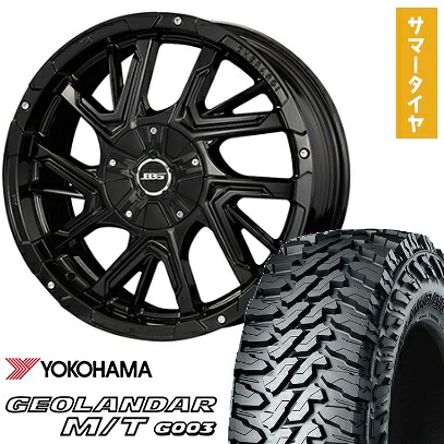 【取付対象】225/70R16 夏タイヤ ホイール4本セット YOKOHAMA ジオランダー M/T G003 (5/114車用) KOSEI ボトムガルシア ゲラルディ 16インチ【送料無料】