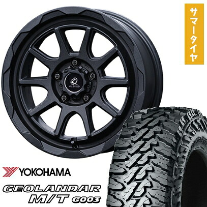 【取付対象】225/70R16 夏タイヤ ホイール4本セット YOKOHAMA ジオランダー M/T G003 (5/114車用) MZ SPEED ジュノウ エムエム 16インチ【送料無料】 104,750円