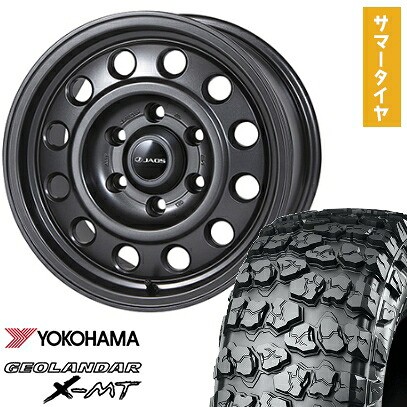 【取付対象】265/75R16 夏タイヤ ホイール4本セット YOKOHAMA ジオランダー X-MT G005(6/139車用) ジャオス トライブ 16インチ【送料無料】