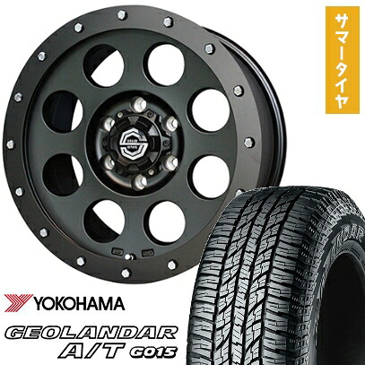 【取付対象】285/70R17 夏タイヤ ホイール4本セット YOKOHAMA ジオランダー A/T G015 OWL/RBL(6/139車用) ソリッドレーシング Iメタル X2 17インチ【送料無料】