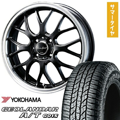 【取付対象】165/55R15 夏タイヤ ホイール4本セット N-BOX タントカスタム ワゴンR YOKOHAMA ジオランダー A/T G015 RBL BLEST ユーロスポーツ タイプ805 セミグロスブラック 15インチ【送料無料】