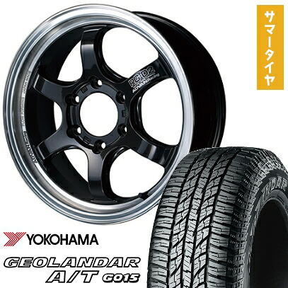 【取付対象】285/70R17 夏タイヤ ホイール4本セット YOKOHAMA ジオランダー A/T G015 OWL/RBL(6/139車用) ヨコハマ アドバンレーシング RG-DII for PICKUP 17インチ【送料無料】