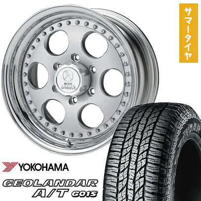 【取付対象】285/70R17 夏タイヤ ホイール4本セット YOKOHAMA ジオランダー A/T G015 OWL/RBL(6/139車用) エルフォード ブラッドストック 3P 17インチ【送料無料】|アークタイヤ 店
