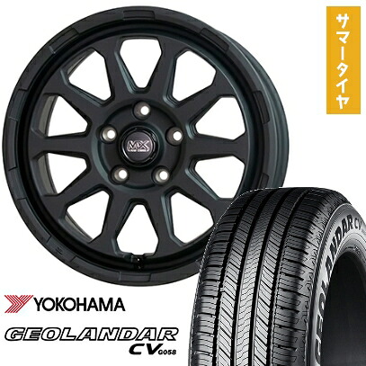 【取付対象】215/70R16 夏タイヤ ホイール4本セット YOKOHAMA ジオランダー CV G058 (5/114車用) HOT STUFF マッドクロス レンジャー 16インチ【送料無料】|アークタイヤ 店