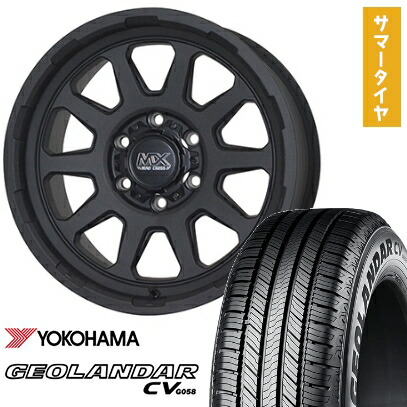 【取付対象】265/60R18 夏タイヤ ホイール4本セット YOKOHAMA ジオランダー CV G058(6/139車用) ホットスタッフ マッドクロス レンジャー 18インチ【送料無料】