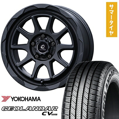 【取付対象】215/70R16 夏タイヤ ホイール4本セット YOKOHAMA ジオランダー CV G058 (5/114車用) MZ SPEED ジュノウ エムエム 16インチ【送料無料】｜アークタイヤ 店