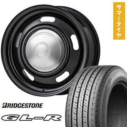 【取付対象】215/65R16 夏タイヤ ホイール4本セット ハイエース200系 BRIDGESTONE GL-R 109/107R COLIN オールドカントリー 16インチ【送料無料】｜アークタイヤ 店