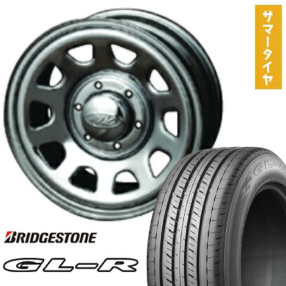 【取付対象】215/65R16 夏タイヤ ホイール4本セット ハイエース200系 BRIDGESTONE GL-R 109/107R AWC デイトナIIリバース クローム 16インチ【送料無料】