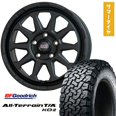 【取付対象】245/65R17 夏タイヤ ホイール4本セット RAV4（Adventure） BFグッドリッチ オールテレーンT/A KO2 RWL/RBL HOT STUFF マッドクロス レンジャー 17インチ【送料無料】