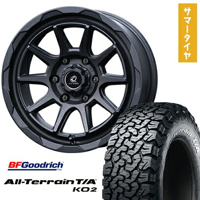 【取付対象】35X12.5R17 夏タイヤ ホイール4本セット BFグッドリッチ オールテレーンT/A KO2 RWL/RBL(6/139車用) エムズスピード ジュノウ エムエム 17インチ【送料無料】|アークタイヤ 店