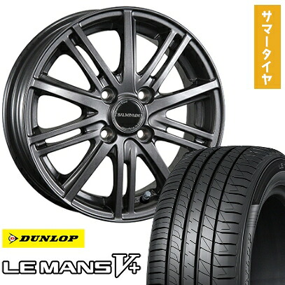 【取付対象】195/50R16 夏タイヤ ホイール4本セット シエンタ 2015-22 DUNLOP ルマン V+(ファイブプラス) BRIDGESTONE バルミナ BR10 16インチ【送料無料】