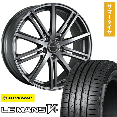 【取付対象】195/60R16 夏タイヤ ホイール4本セット DUNLOP ルマン V+(ファイブプラス) (5/114車用) BRIDGESTONE バルミナ BR10 16インチ【送料無料】
