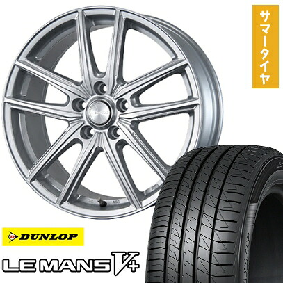 【取付対象】215/45R18 夏タイヤ ホイール4本セット DUNLOP ルマン V+(ファイブプラス) (5/114車用) BRIDGESTONE エコフォルム SE-20 18インチ【送料無料】