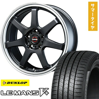 【取付対象】215/60R16 夏タイヤ ホイール4本セット DUNLOP ルマン V+(ファイブプラス) (5/114車用) BLEST ユーロマジック タイプS-07 16インチ【送料無料】|アークタイヤ 店