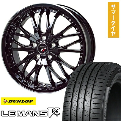 【取付対象】245/40R19 夏タイヤ ホイール4本セット DUNLOP ルマン V+(ファイブプラス) (5/114車用) ホットスタッフ プレシャス HM-3 19インチ【送料無料】