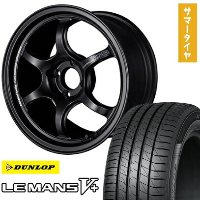 【取付対象】205/40R17 夏タイヤ ホイール4本セット DUNLOP ルマン V+(ファイブプラス) (4/100車用) YOKOHAMA アドバンレーシング RG-DII 17インチ【送料無料】 134,200円